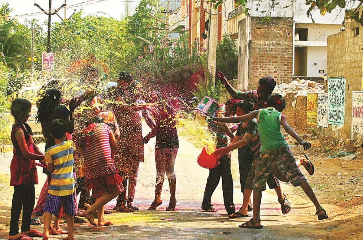 Holi celebrated with great fanfare
