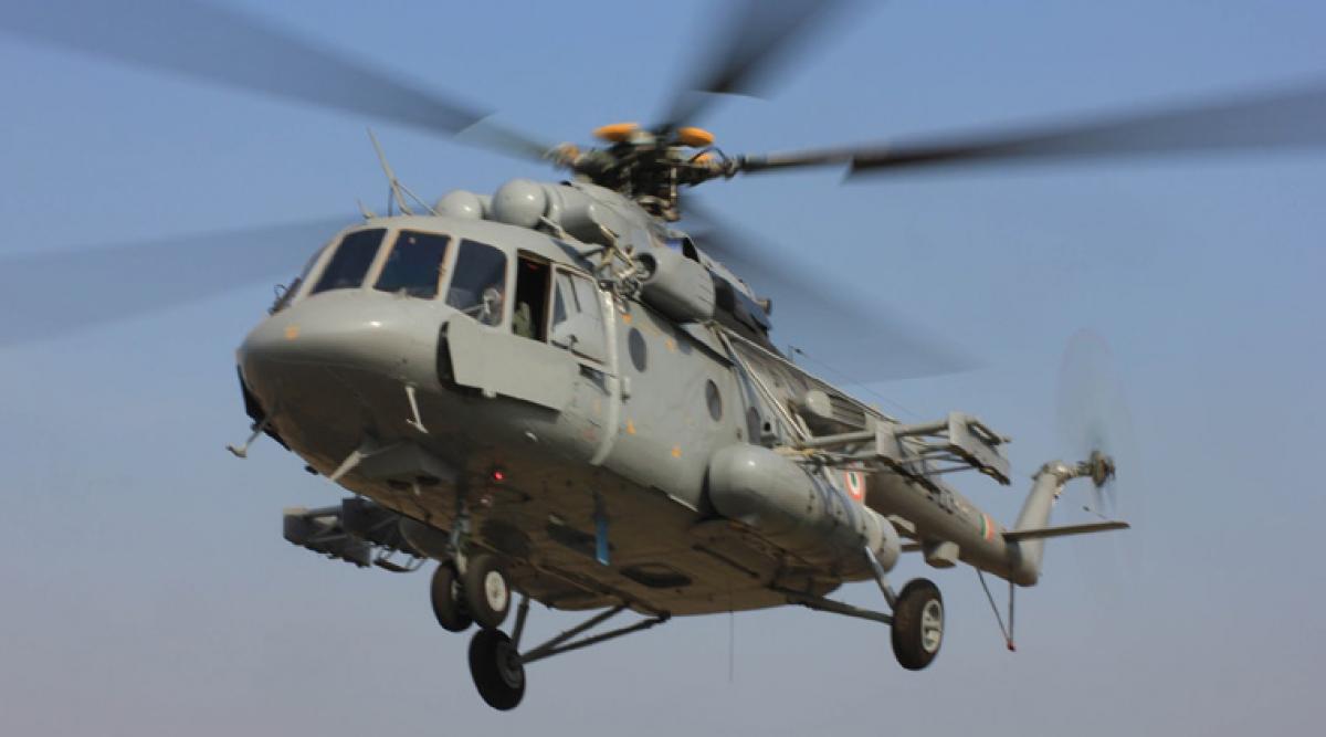 IAF chopper crashes, passengers unhurt