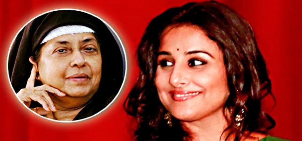 Vidya Balan prepares for Kamala Das biopic