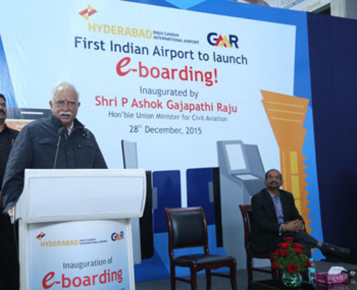 E-boarding goes live at Hyd airport