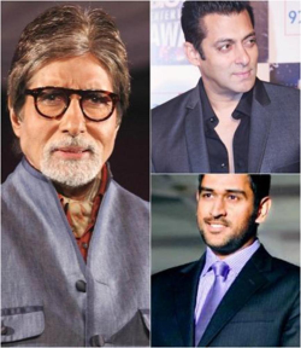 Forbes Worlds highest paid celebrities list has Amitabh, Dhoni and Salman Khan