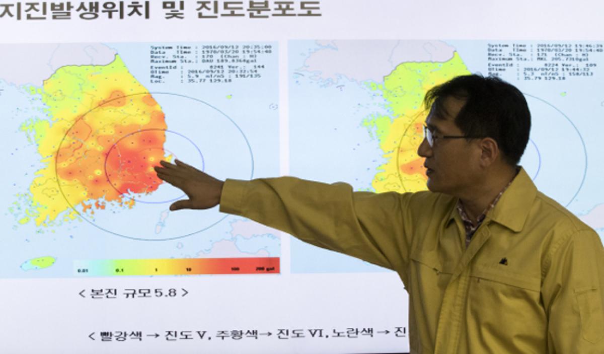 5.8 magnitude earthquake jolts South Korea