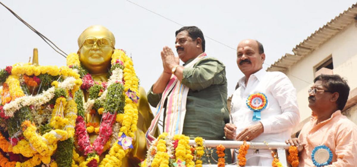 Tread Ambedkar’s path, Council chief tells people