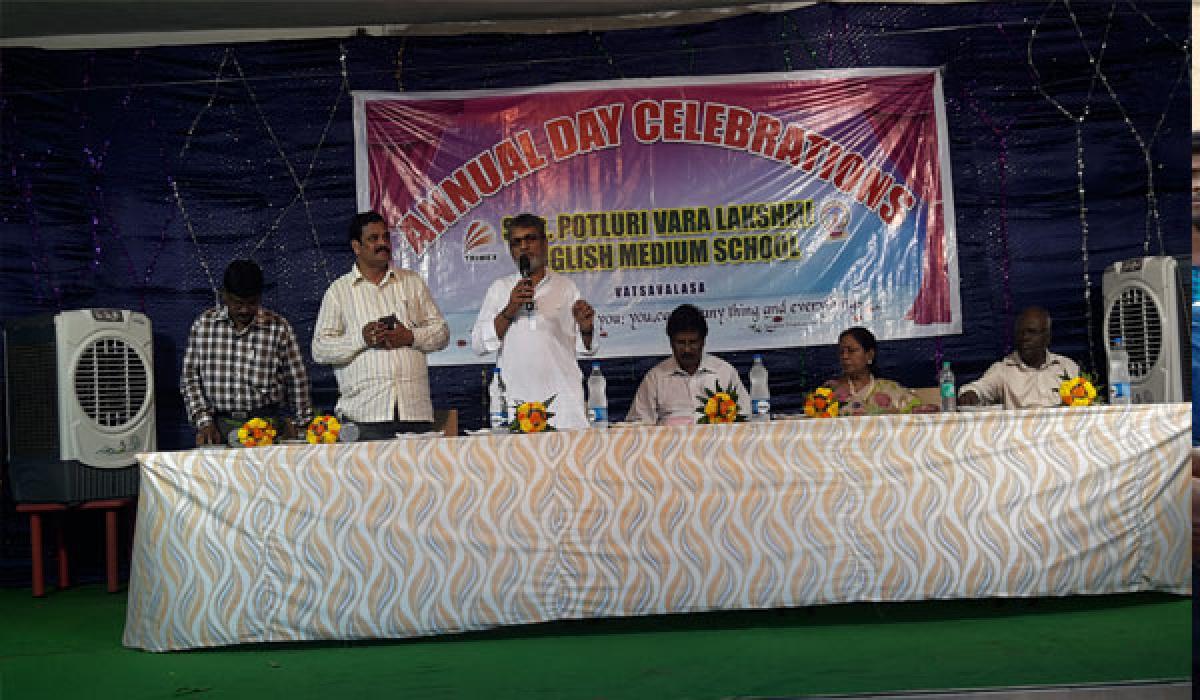 Annual Day celebrations in Smt Potluri Varalakshmi Primary School