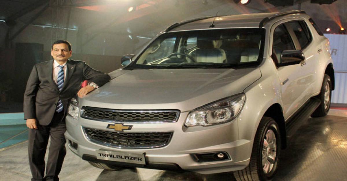 GM launches Trailblazer SUV at 26.4 lakh