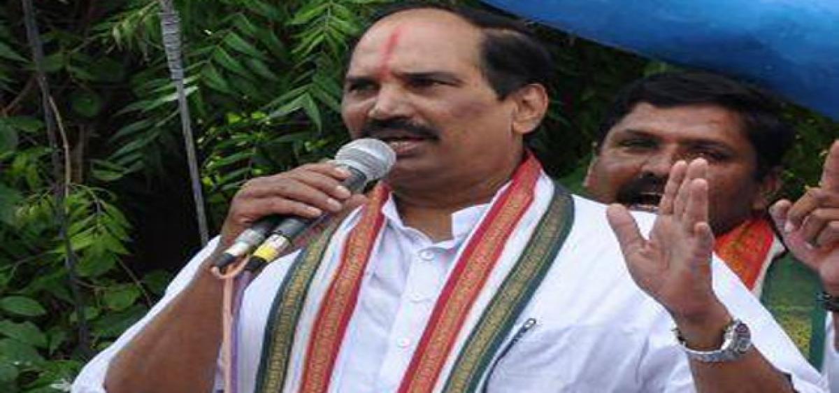 Uttam Kumar Reddy slams Centre for inaction 