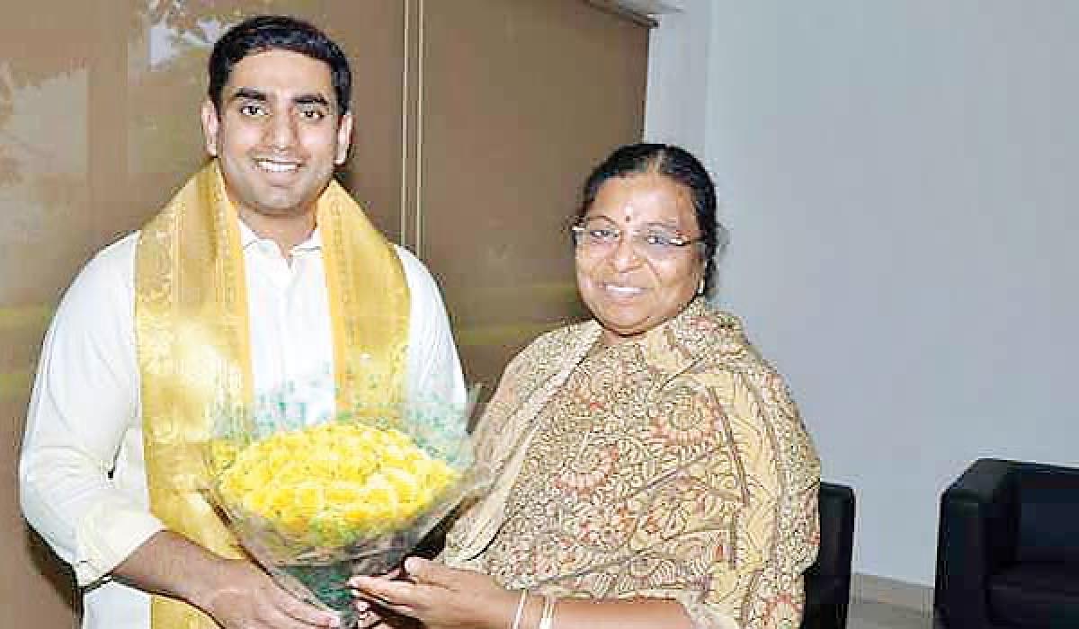 Nara Lokesh assures MLA of full support for Chittoor development