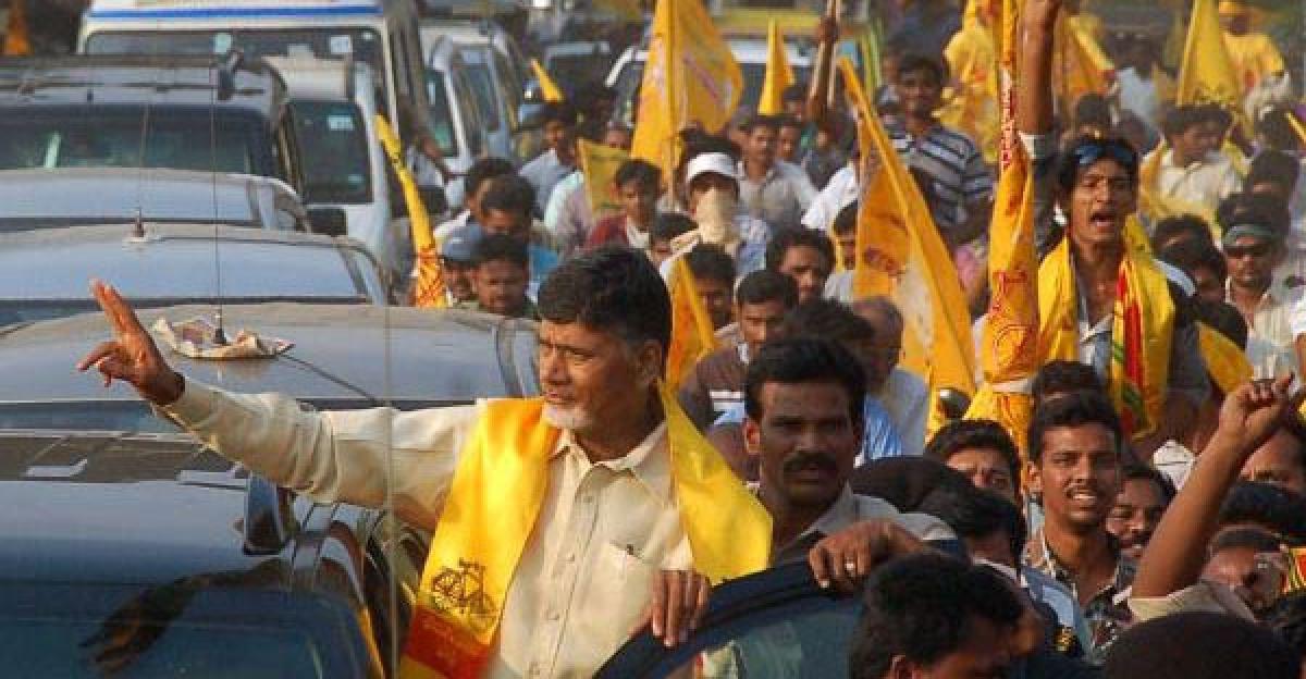 Chandrababu to take part in a cycle rally for Jana Chaitanya Yatra