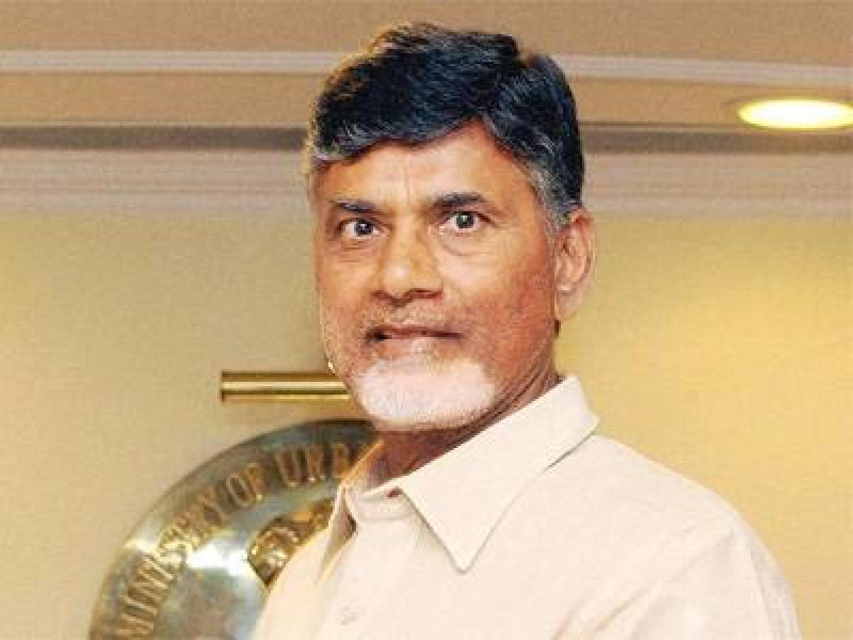 Chandrababu flags off Amaravati buses at Vijayawada