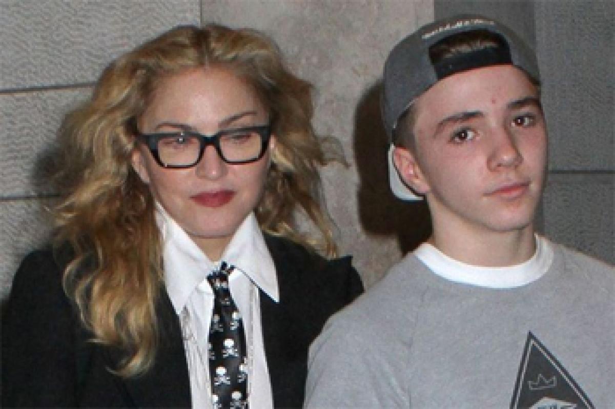 Son of a b****, reads Madonna sons Instagram account?