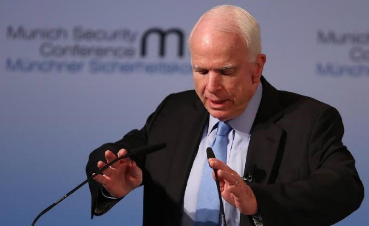 Donald Trumps Team In Disarray, US Senator McCain Tells Europe