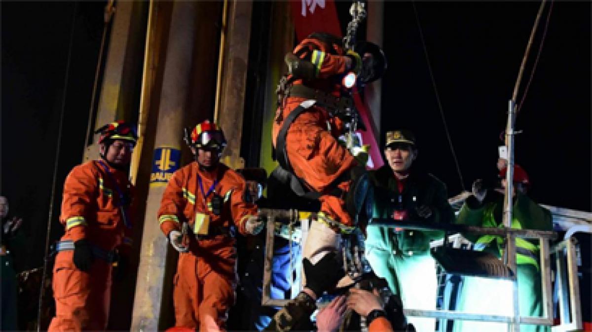 4 miners rescued in China after 36 days trapped underground