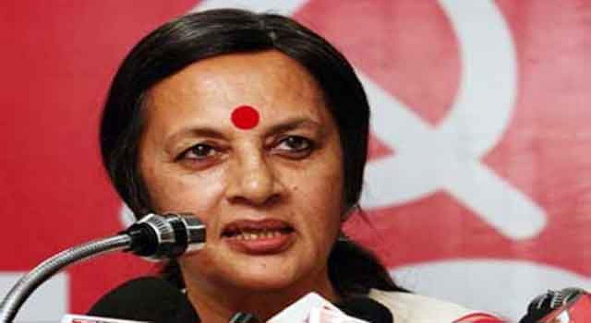 Why is Kejriwal silent on FDI, asks Brinda Karat