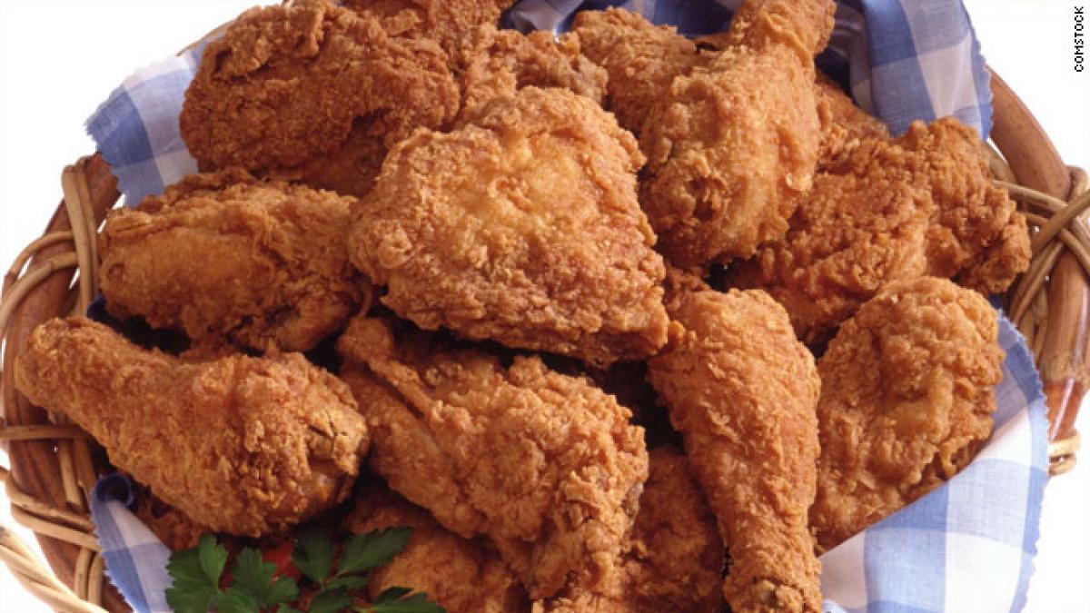 Chomping on fried chicken regularly may give you a heart attack