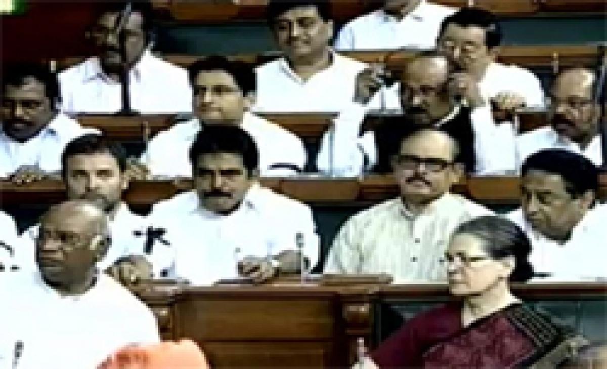 Lalitgate chaos in House, BJP rules out sacking Sushma, 2 CMs; Congress relentless