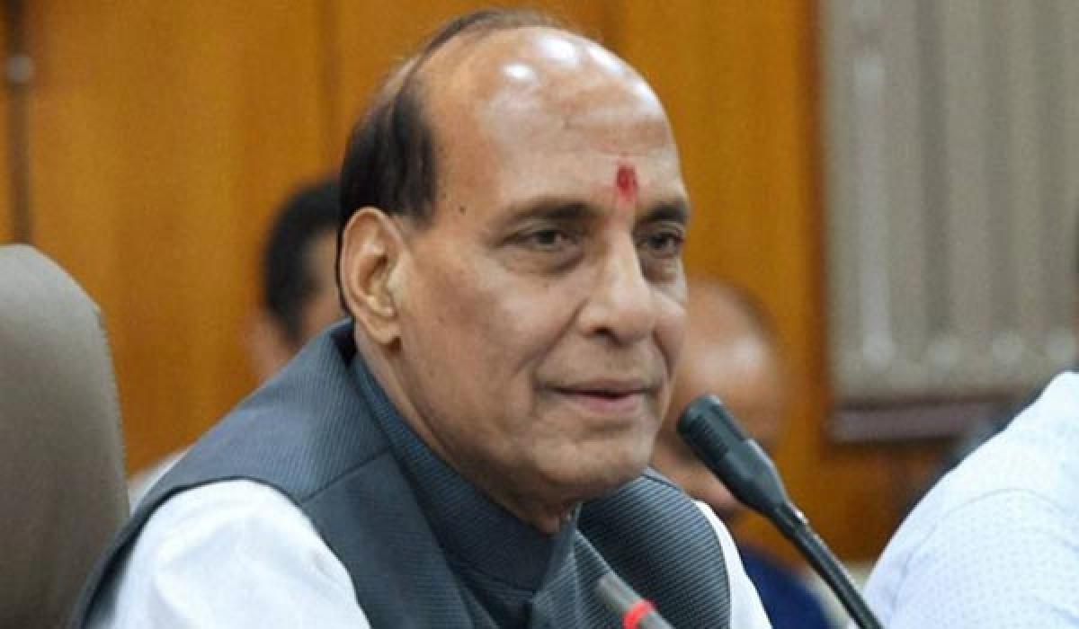 Rajnath Singh chaired high level meeting in Kashmir 