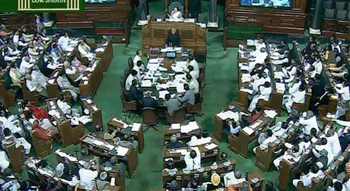 Congress, BJP spar in LS over intolerance