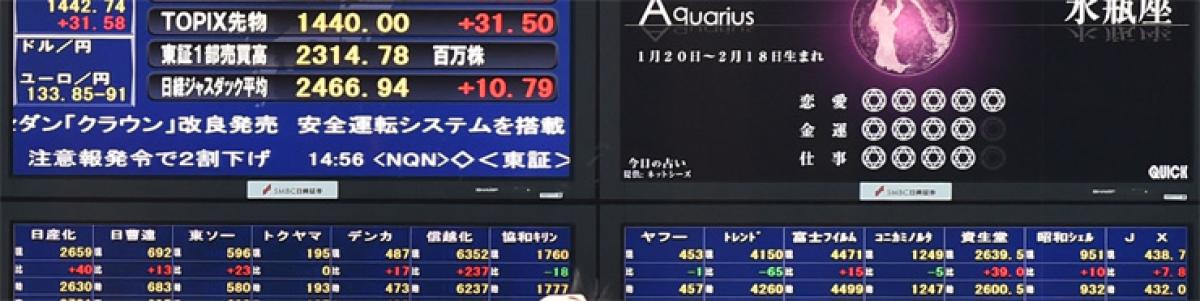 Tokyo shares open higher