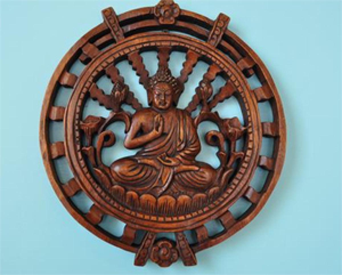 Buddhist plaques found