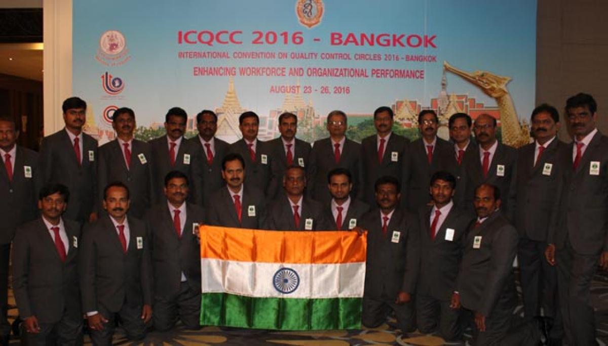 Visakhapatnam quality circle teams bag gold medals in Bangkok