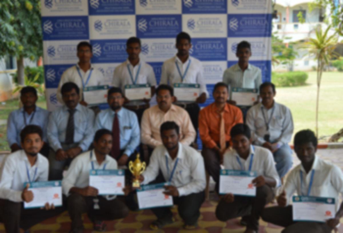 Chirala Engineering College wins Kabaddi title