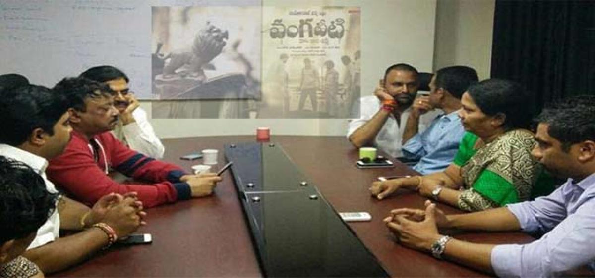 RGV’s bid to buy peace with Vangaveetis