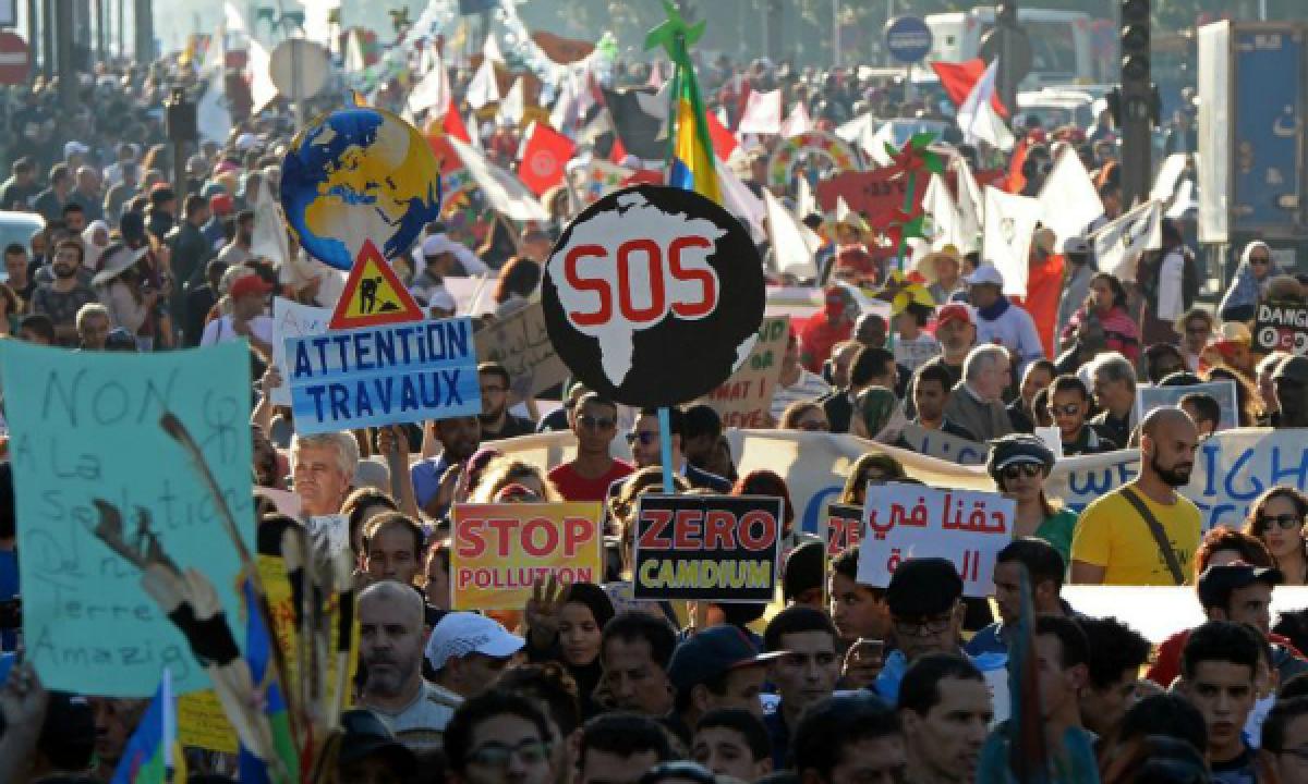 Protesters demand climate justice from global envoys, UN Talks 