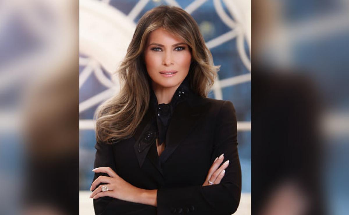 First Lady Melania Trump Gets Her Official White House Portrait