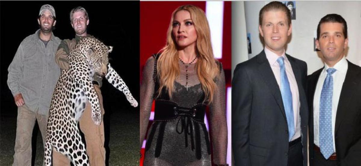 Madonna blasts Donald Trumps sons