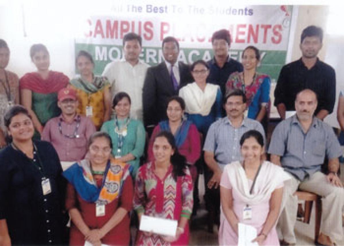 83 Modern Academy students selected in campus placement