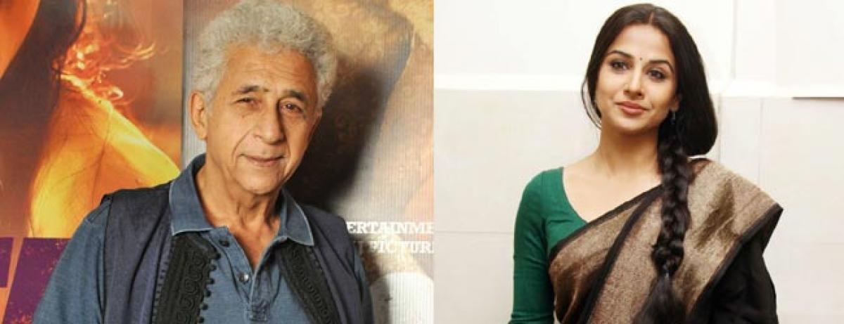 Nerve-racking to work with Naseeruddin Shah, says Vidya Balan