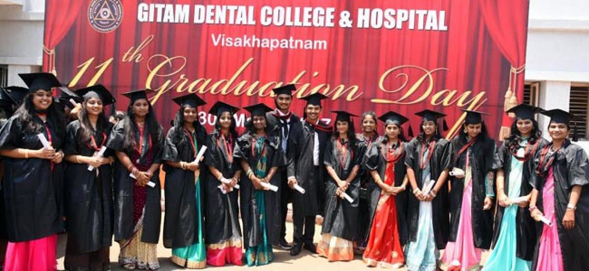 GITAM Dental College graduation day