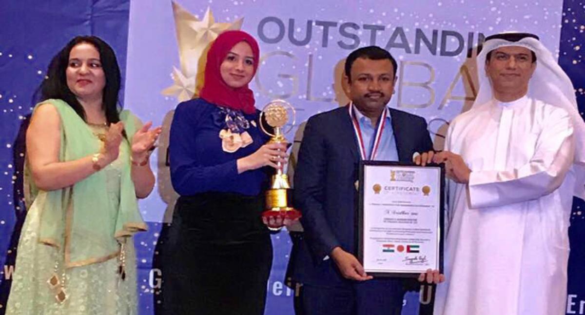 SCCL CMD bags Outstanding Leadership Award in Dubai