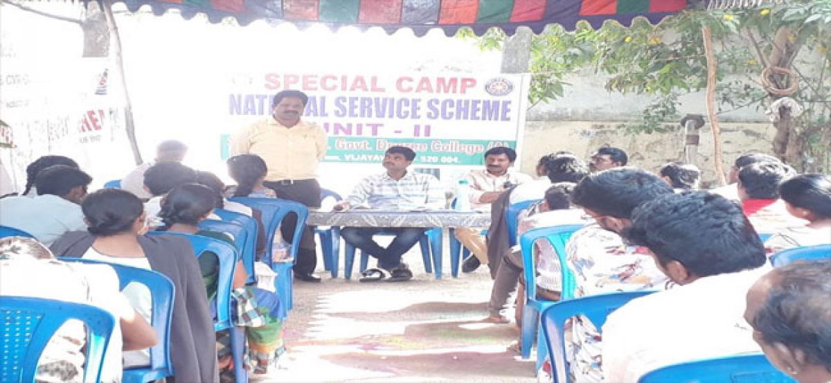 Serve society while studying: J’bhoomi official to students