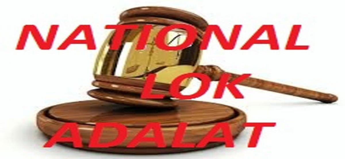 National Lok Adalat tomorrow