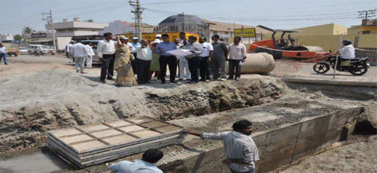 Complete road works within time: Collector