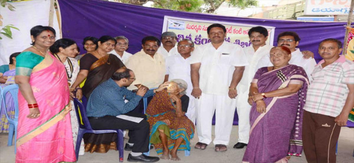 Free eye check-up camp conducted