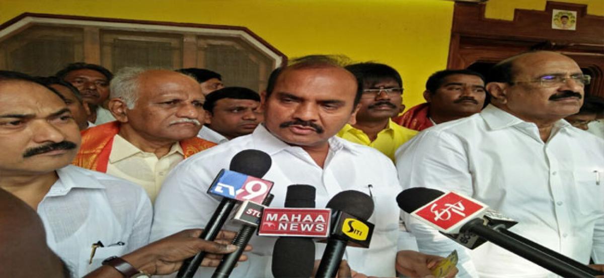 TDP recognises hard work of leaders: Minister Pulla Rao