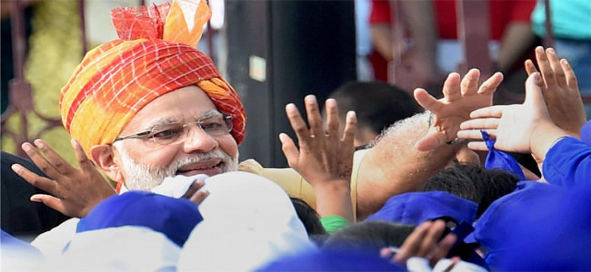 Modi greets people on Ugadi