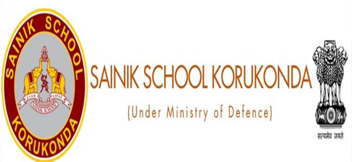 Sainik School Korukonda achieves 100%  results in CBSE exams