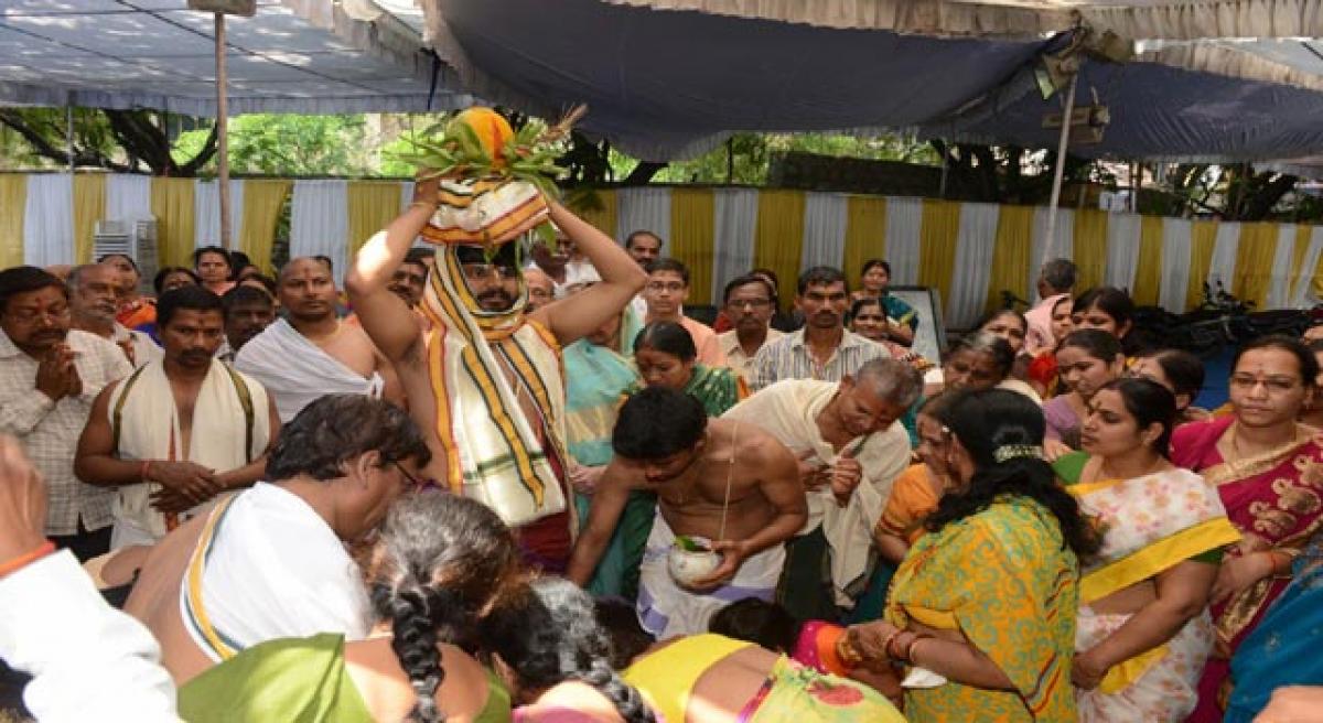 10th Brahmotsavam at Yogananda Laxmi Narasimha Swamy Devasthanam