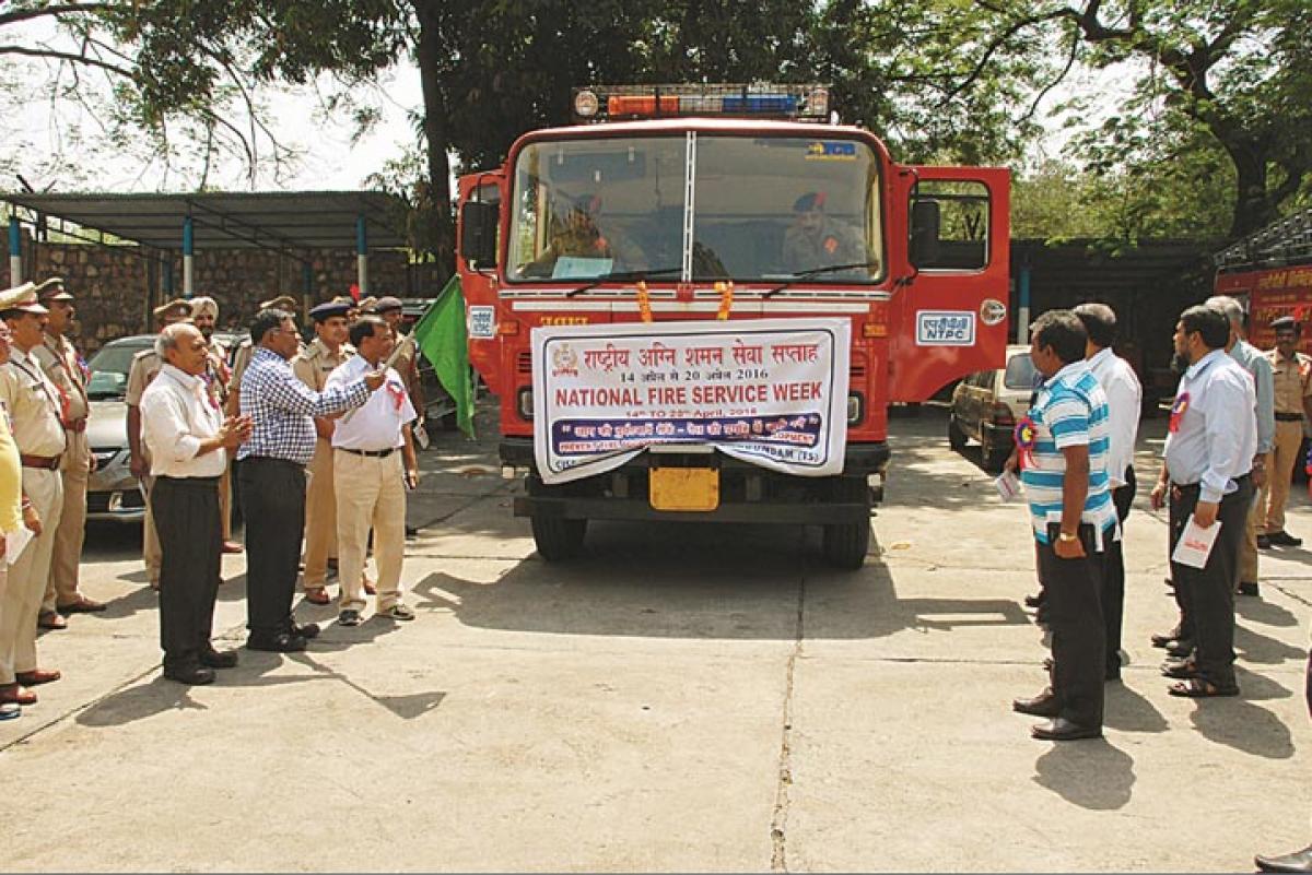 Fire Service Week-2016 begins at NTPC