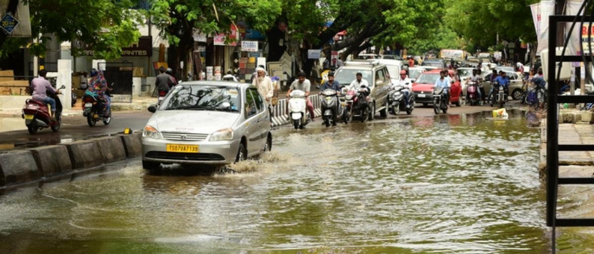 Hyderabad wakes up to flooded roads