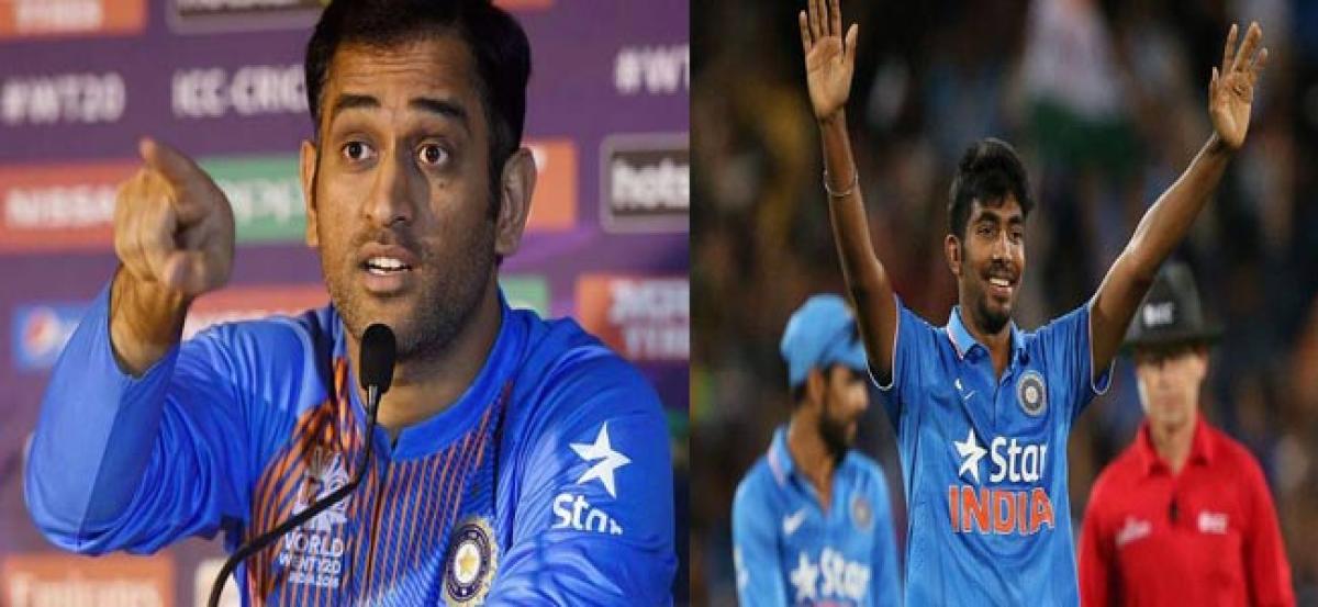 India T20 squad for USA Series may include Dhoni, Bumrah