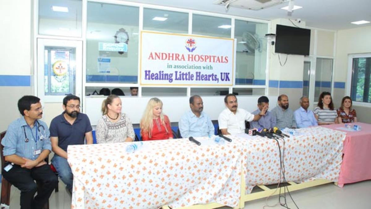 Free paediatric heart surgeries performed