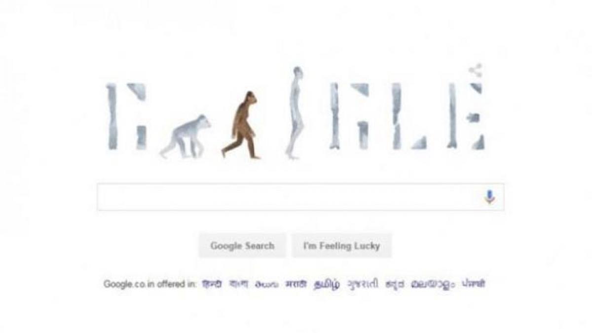 Google Doodle tribute to Lucy, early human ancestor