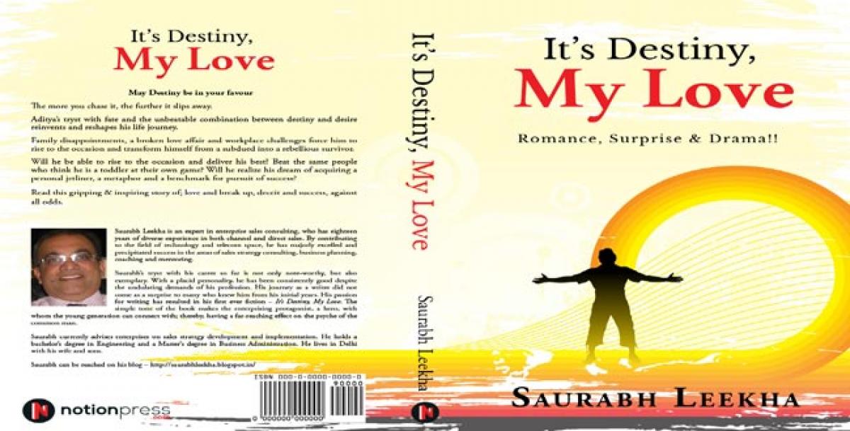 Saurabh Leekha​s debut novel: It’s Destiny my love: Romance, Surprise & Drama