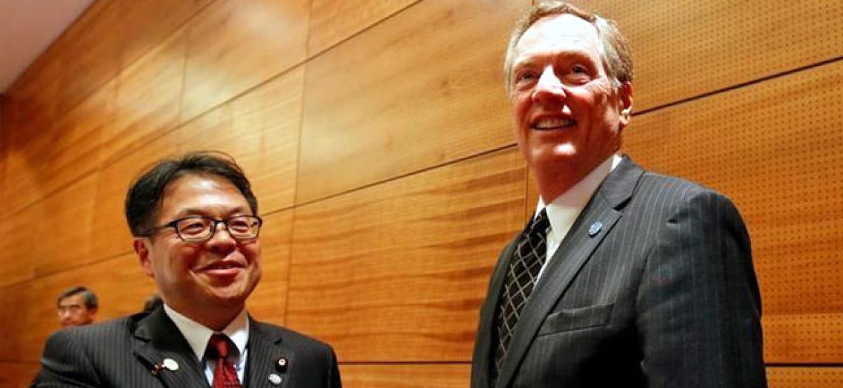 U.S. trade rep Lighthizer says Japan agrees on fighting trade barriers