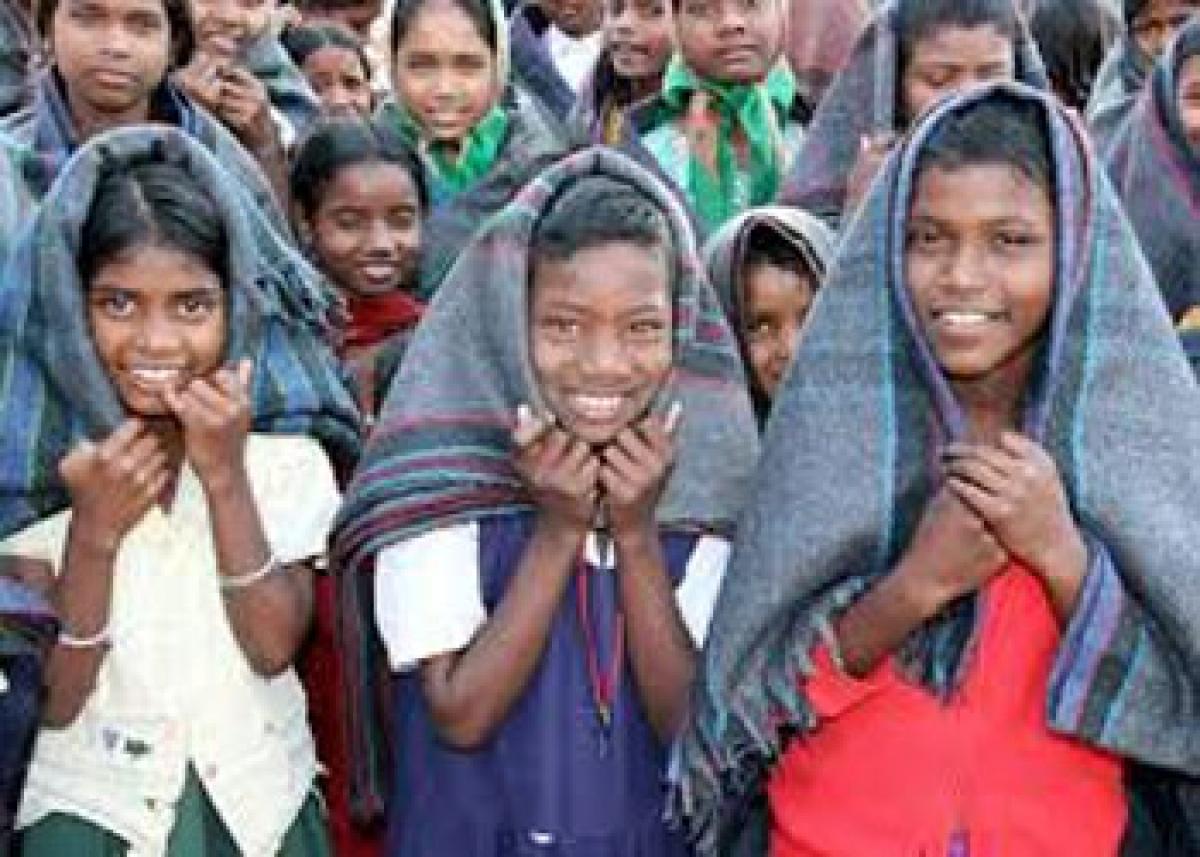 Blankets distributed to KGBV students