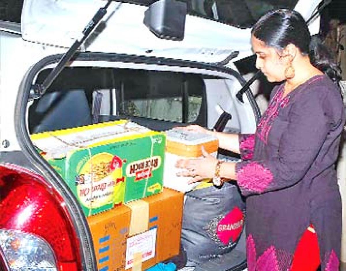 A helping hand to Chennai flood victims